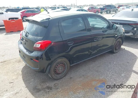 2020 Mitsubishi Mirage Es z USA, uszkodzony, nr VIN ML32A3HJ0LH000819